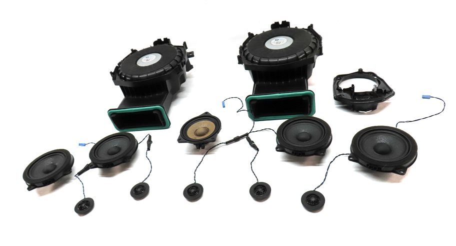 Thumbnail 2: 2020 BMW X3 (G01) RADIO STEREO PSS MX WOOFER MIDRANGE TWEETER SPEAKER SET 13