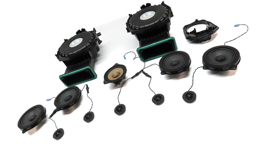 Thumbnail 3: 2020 BMW X3 (G01) RADIO STEREO PSS MX WOOFER MIDRANGE TWEETER SPEAKER SET 13