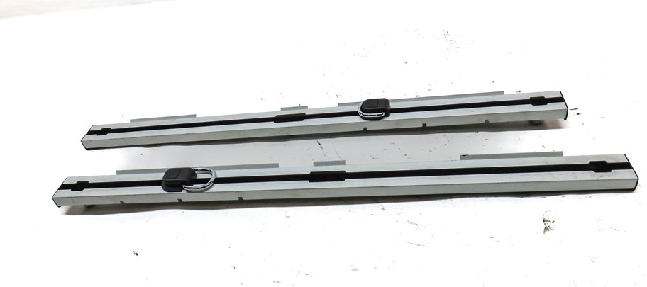 Thumbnail 2: 2020 BMW X3 (G01) REAR HATCH TRUNK FLOOR SLIDING CARGO RAIL & BUCKLE SET