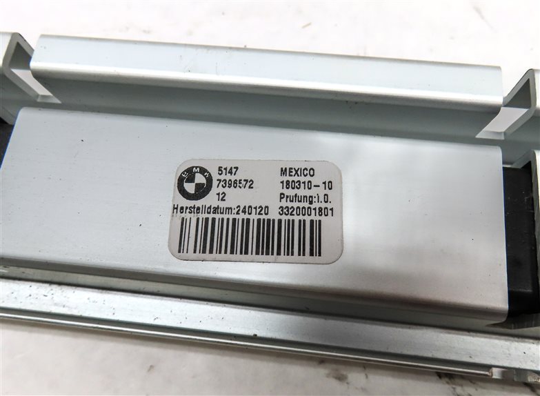 Thumbnail 6: 2020 BMW X3 (G01) REAR HATCH TRUNK FLOOR SLIDING CARGO RAIL & BUCKLE SET