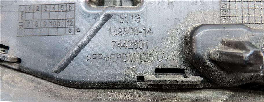 Thumbnail 6: 2020 BMW X3 (G01) REAR LEFT DRIVER SIDE LOWER DOOR MOULDING TRIM PANEL