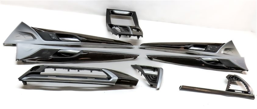 Thumbnail 17: 2020 BMW X3 (G01) FRONT REAR LEFT RIGHT DOOR DASH CONSOLE TRIM SET 8 (OAK)