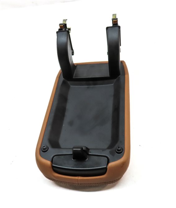 Thumbnail 5: 2018-2021 BMW X3 (G01) FRONT CENTER CONSOLE ARMREST LID LEATHER (COGNAC)