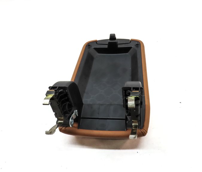 Thumbnail 6: 2018-2021 BMW X3 (G01) FRONT CENTER CONSOLE ARMREST LID LEATHER (COGNAC)