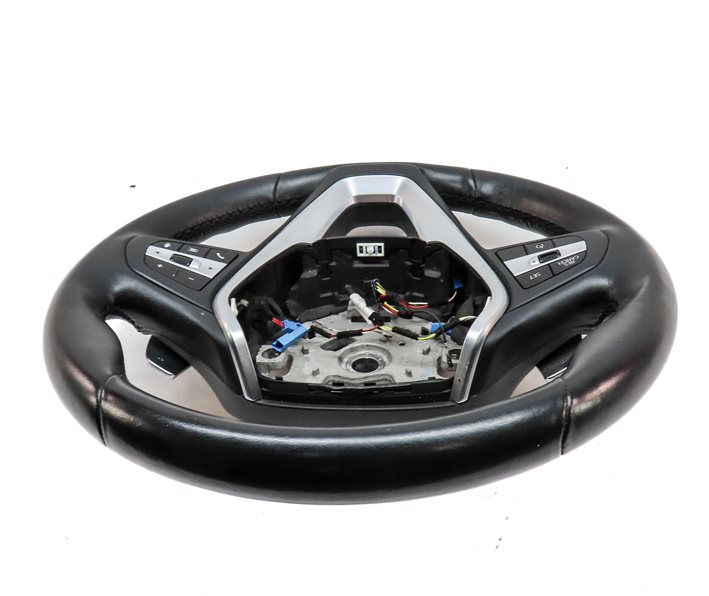 Thumbnail 4: 2018-2023 BMW X3 X4 (G01 G02) STEERING WHEEL w/ SWITCHES & SHIFT PADDLES (BLACK)