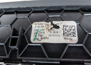 Thumbnail 7: 2013 MERCEDES ML350 (W166) FRONT CENTER DASH HEAT AIR AC VENT w/ SCREEN TRIM