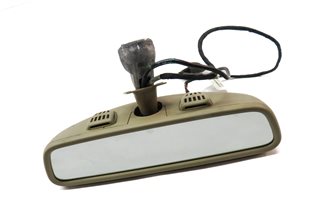 Thumbnail 4: 12-16 MERCEDES GL ML CLASS (W166 X166) AUTODIM HOMELINK REARVIEW MIRROR (BEIGE)