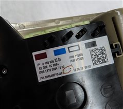 Thumbnail 8: 13 MERCEDES ML350 (W166) FRONT OVERHEAD DOME LIGHT LAMP SUNGLASS HOLDER (BEIGE)