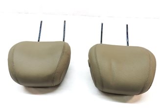 Thumbnail 4: 12-13 MERCEDES ML GL (X166 W166) FRONT LEFT & RIGHT SEAT HEADREST SET (BEIGE)
