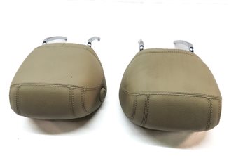 Thumbnail 5: 12-13 MERCEDES ML GL (X166 W166) FRONT LEFT & RIGHT SEAT HEADREST SET (BEIGE)