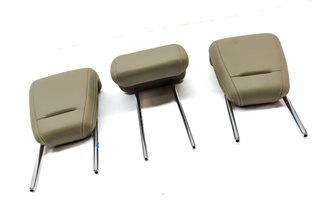 Thumbnail 3: 12-15 MERCEDES ML-CLASS (W166) REAR LEFT CENTER RIGHT SEAT HEADREST SET (BEIGE)