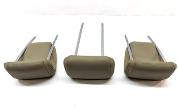 Thumbnail 5: 12-15 MERCEDES ML-CLASS (W166) REAR LEFT CENTER RIGHT SEAT HEADREST SET (BEIGE)