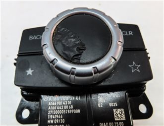 Thumbnail 7: 2012-2013 MERCEDES G550 GL350 GL450 GL550 ML350 ML550 (W166 X166) RADIO GPS KNOB