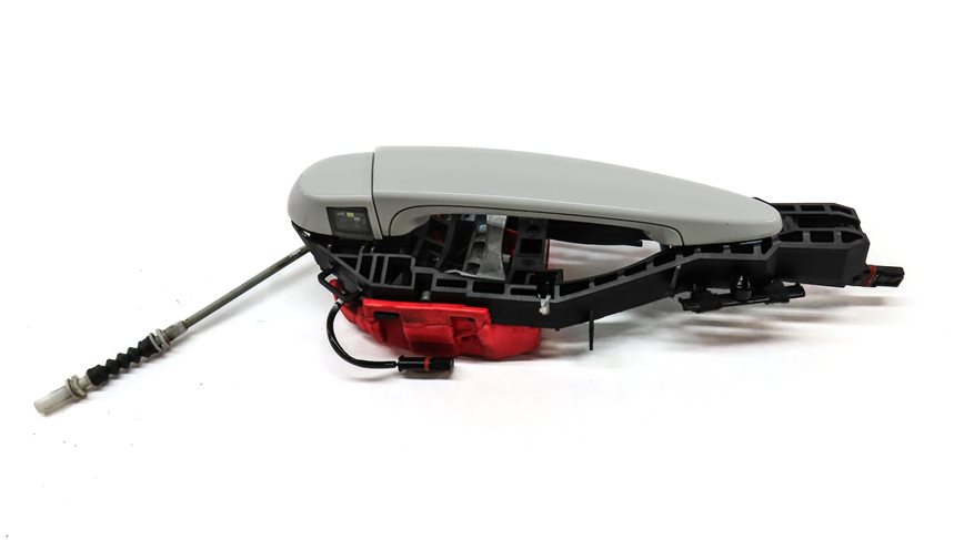 Thumbnail 2: 12-19 BMW 328i 330i 335i 340i (F30) RIGHT FRONT COMFORT DOOR HANDLE (WHITE)
