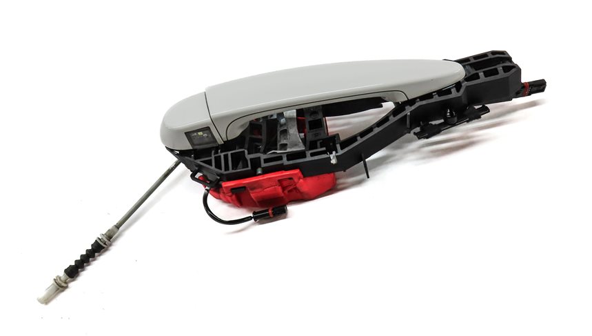Thumbnail 3: 12-19 BMW 328i 330i 335i 340i (F30) RIGHT FRONT COMFORT DOOR HANDLE (WHITE)