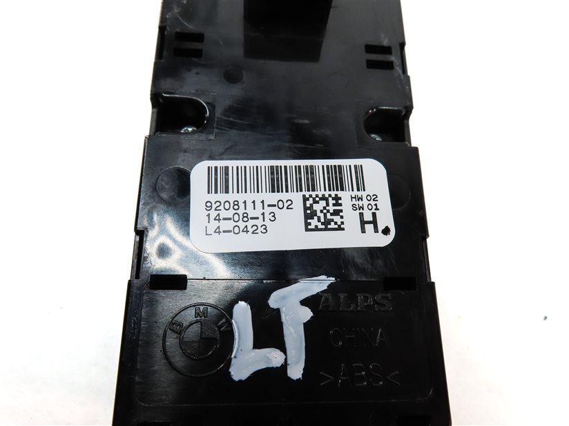 Thumbnail 6: 12-19 BMW 3 4 M3 X3 X4 SERIES FRONT LEFT DRIVER WINDOW SWITCH P-FOLD (BLACK)