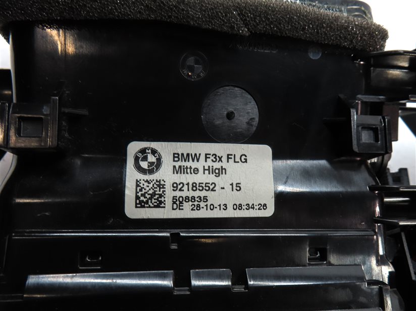 Thumbnail 7: 2014 BMW 328D (F30) CENTER DASH HEAT AIR AC VENT w/HAZARD LOCK SWITCHES (BLACK)
