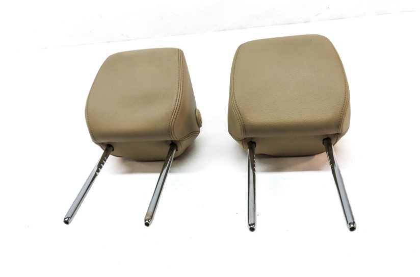 Thumbnail 2: 13-20 BMW 3 4 (F30 F32) LEFT DRIVER RIGHT PASSENGER SEAT HEADREST SET (BEIGE)