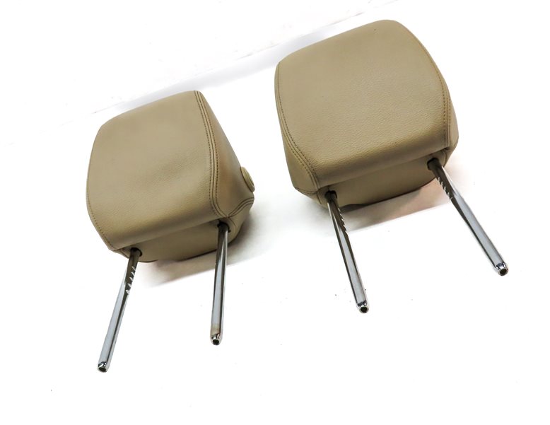 Thumbnail 3: 13-20 BMW 3 4 (F30 F32) LEFT DRIVER RIGHT PASSENGER SEAT HEADREST SET (BEIGE)