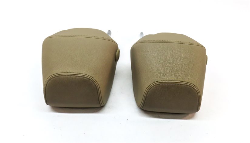 Thumbnail 5: 13-20 BMW 3 4 (F30 F32) LEFT DRIVER RIGHT PASSENGER SEAT HEADREST SET (BEIGE)