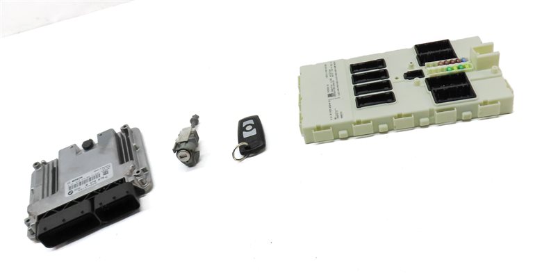 Thumbnail 3: 14-17 BMW 328i X3 (F25 F30) 2.0L N47T DIESEL ECM DME IMMOBILIZER MODULE KEY SET