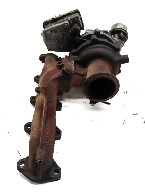 Thumbnail 5: 2014-2018 BMW 328i X3 (F25 F26) 2.0L N47T DIESEL ENGINE TURBOCHARGER w/ MANIFOLD