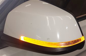 Thumbnail 2: 13-18 BMW 320i 328i 330i 335i 340i (F30) LEFT PFOLD HEAT MEM DOOR MIRROR (WHITE)
