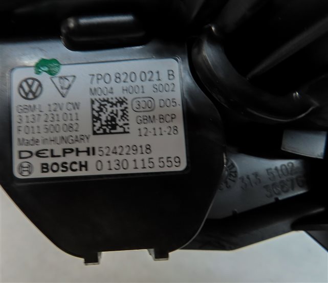 Thumbnail 7: 2011-2018 PORSCHE CAYENNE (958) FRONT HEATER A/C BLOWER FAN MOTOR w/ RESISTOR