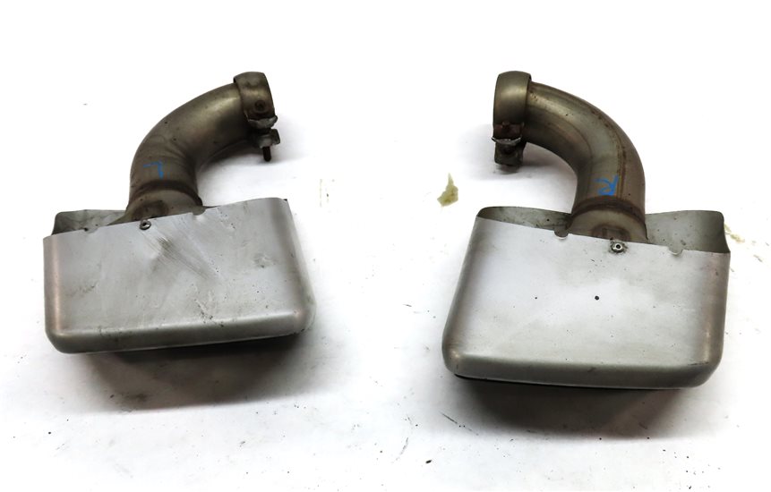 Thumbnail 5: 2011-2014 PORSCHE CAYENNE (958) MUFFLER PIPE EXHAUST TIP SET