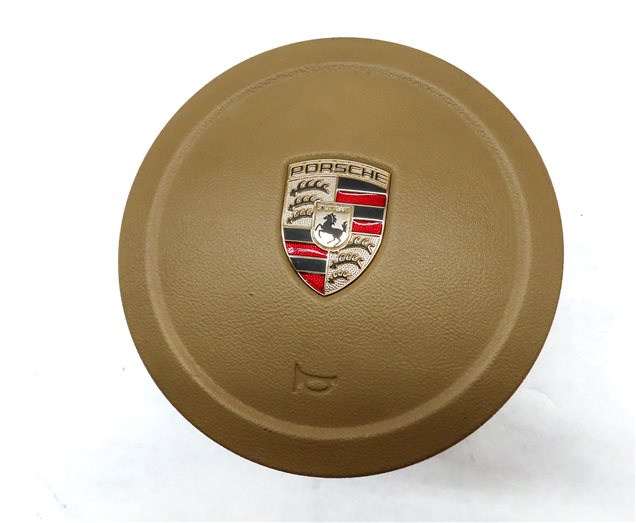 Thumbnail 4: 2011-2014 PORSCHE CAYENNE (958) DRIVER STEERING WHEEL SRS AIRBAG AIR BAG (BEIGE)