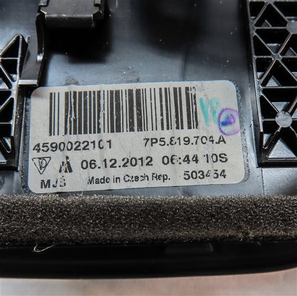 Thumbnail 6: 2013 PORSCHE CAYENNE (958) FRONT RIGHT PASSENGER DASH HEAT AIR AC VENT (BLACK)