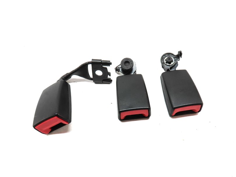 Thumbnail 2: 2013 PORSCHE CAYENNE (958) REAR LEFT/CENTER/RIGHT SEATBELT BUCKLE RECEIVER SET/3