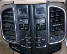 Thumbnail 2: 11-18 PORSCHE CAYENNE 958 REAR A/C HEATER CLIMATE CONTROL 4 ZONE w/o HEATED SEAT