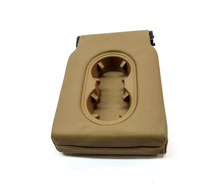 Thumbnail 2: 11-18 PORSCHE CAYENNE 958 REAR CENTER SEAT BACK CONSOLE ARMREST CUPHOLDER(BEIGE)