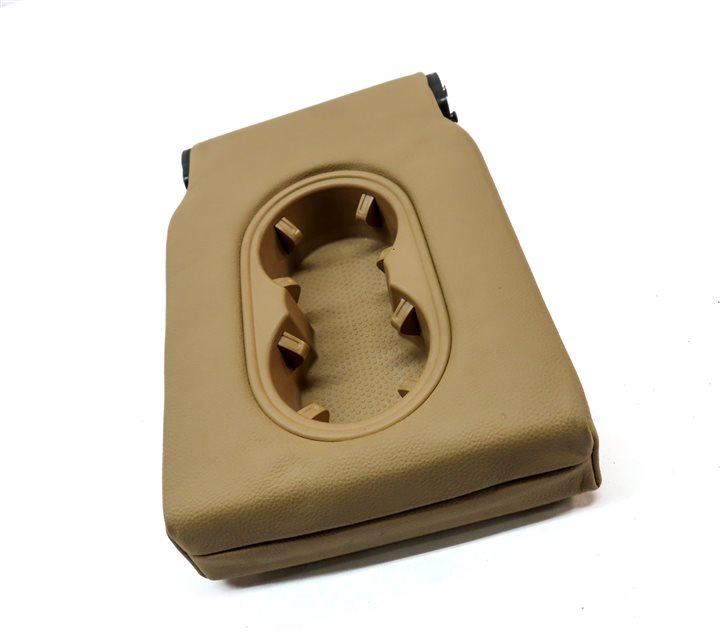 Thumbnail 3: 11-18 PORSCHE CAYENNE 958 REAR CENTER SEAT BACK CONSOLE ARMREST CUPHOLDER(BEIGE)