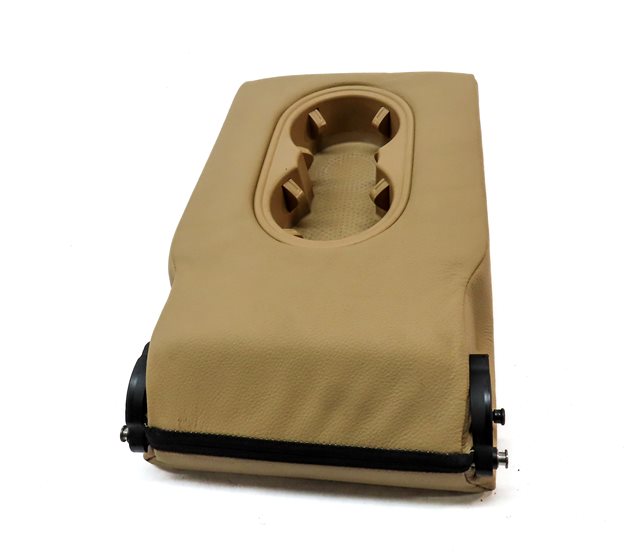 Thumbnail 5: 11-18 PORSCHE CAYENNE 958 REAR CENTER SEAT BACK CONSOLE ARMREST CUPHOLDER(BEIGE)