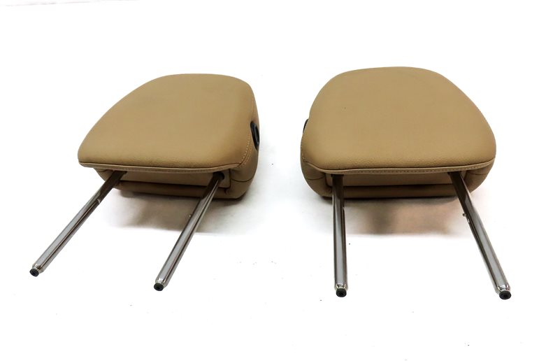 Thumbnail 2: 11-18 PORSCHE CAYENNE (958) FRONT LEFT & RIGHT SEAT HEADREST SET 2 (BEIGE)