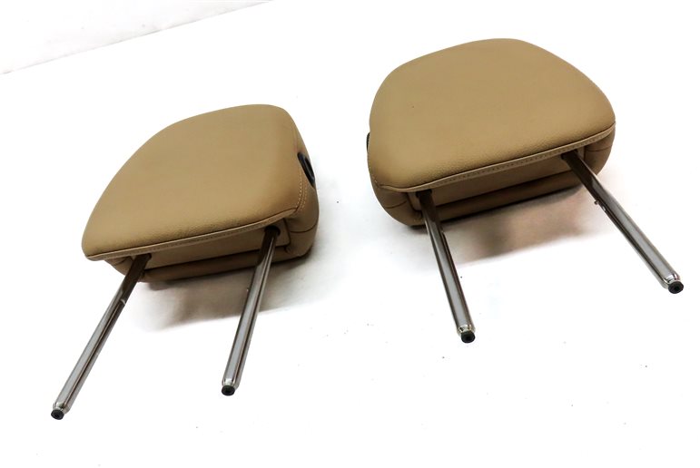 Thumbnail 3: 11-18 PORSCHE CAYENNE (958) FRONT LEFT & RIGHT SEAT HEADREST SET 2 (BEIGE)