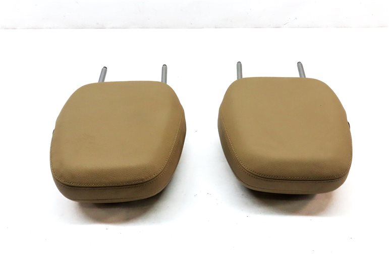 Thumbnail 4: 11-18 PORSCHE CAYENNE (958) FRONT LEFT & RIGHT SEAT HEADREST SET 2 (BEIGE)