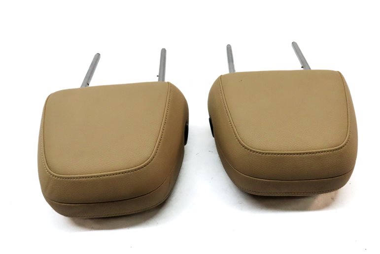 Thumbnail 5: 11-18 PORSCHE CAYENNE (958) FRONT LEFT & RIGHT SEAT HEADREST SET 2 (BEIGE)