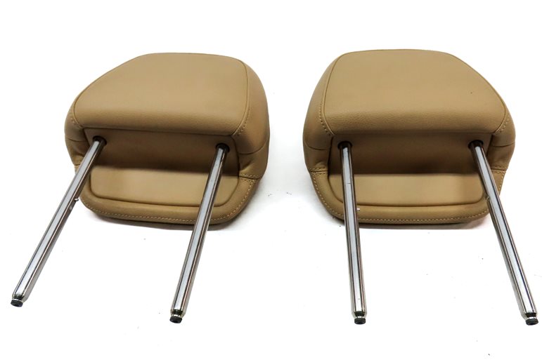 Thumbnail 6: 11-18 PORSCHE CAYENNE (958) FRONT LEFT & RIGHT SEAT HEADREST SET 2 (BEIGE)
