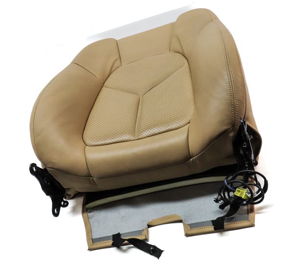 Thumbnail 3: 2013 PORSCHE CAYENNE (958) FRONT LEFT DRIVER UPPER SEAT BACK CUSHION (BEIGE)