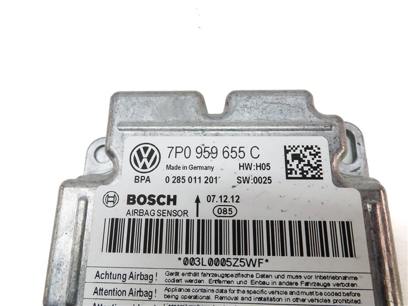 Thumbnail 4: 2011-2014 PORSCHE CAYENNE (958) SRS BAG CONTROL MODULE