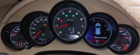Thumbnail 2: 2013 PORSCHE CAYENNE (958) FRONT DRIVER SPEEDOMETER INSTRUMENT CLUSTER (238k)