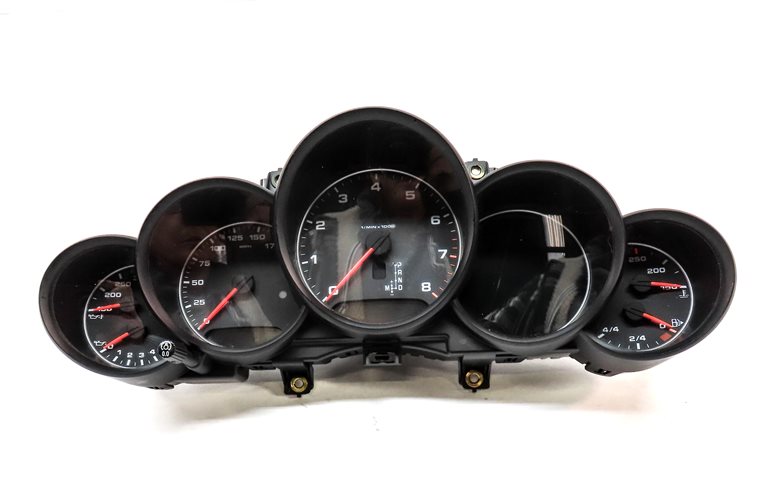 Thumbnail 3: 2013 PORSCHE CAYENNE (958) FRONT DRIVER SPEEDOMETER INSTRUMENT CLUSTER (238k)
