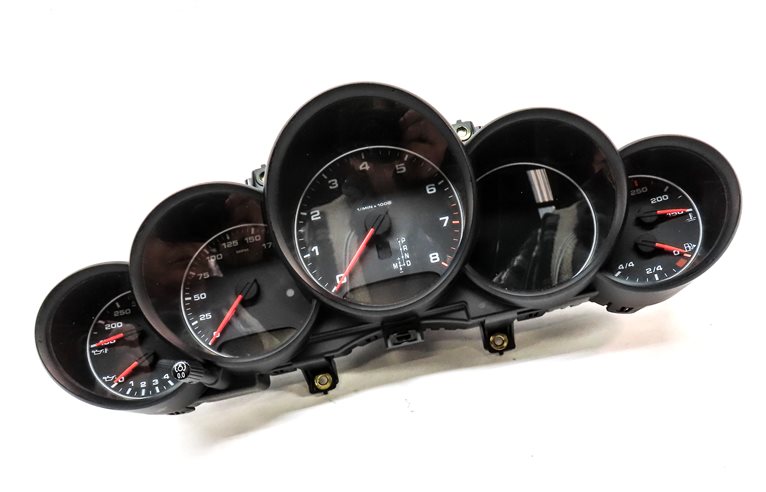 Thumbnail 4: 2013 PORSCHE CAYENNE (958) FRONT DRIVER SPEEDOMETER INSTRUMENT CLUSTER (238k)