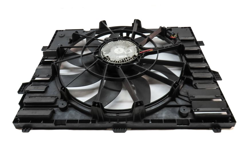 Thumbnail 5: 2011-2018 PORSCHE CAYENNE (958) 3.6L ENGINE - RADIATOR COOLING FAN ASSEMBLY