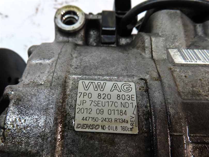 Thumbnail 7: 2011-2018 PORSCHE CAYENNE (958) 3.6L - A/C AIR CONDITIONING COMPRESSOR PUMP
