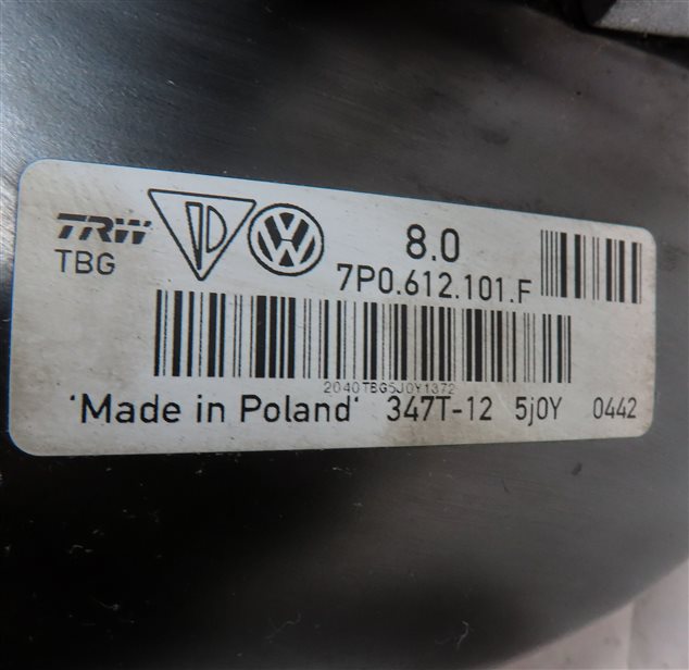 Thumbnail 7: 2011-2018 PORSCHE CAYENNE (958) POWER BRAKE BOOSTER MASTER CYLINDER & RESERVOIR