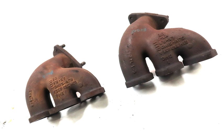 Thumbnail 3: 2011-2018 PORSCHE CAYENNE (958) 3.6L ENGINE LEFT & RIGHT EXHAUST MANIFOLD SET-2